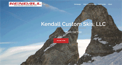 Desktop Screenshot of kendallcustomskis.com